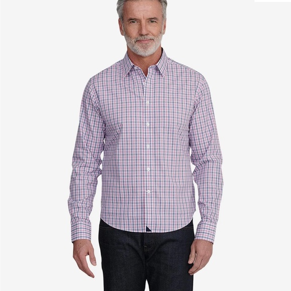 UNTUCKit Other - UNTUCKit Wrinkle Free Plaid Dolcetto Shirt Size L